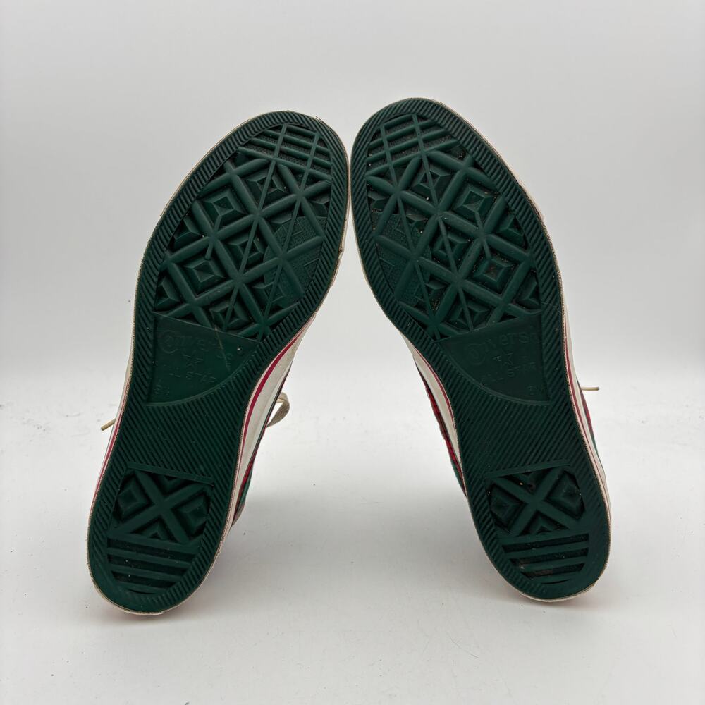 Vintage 90s Converse Chuck Taylor All Star Sneakers Shoes Men's 8.5 Christmas - Picture 8 of 16